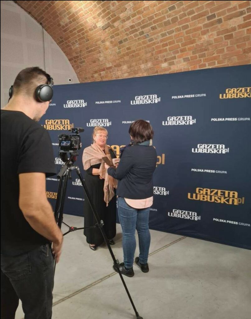 Maria Szot podczas wywiadu dla Gazety Lubuskiej