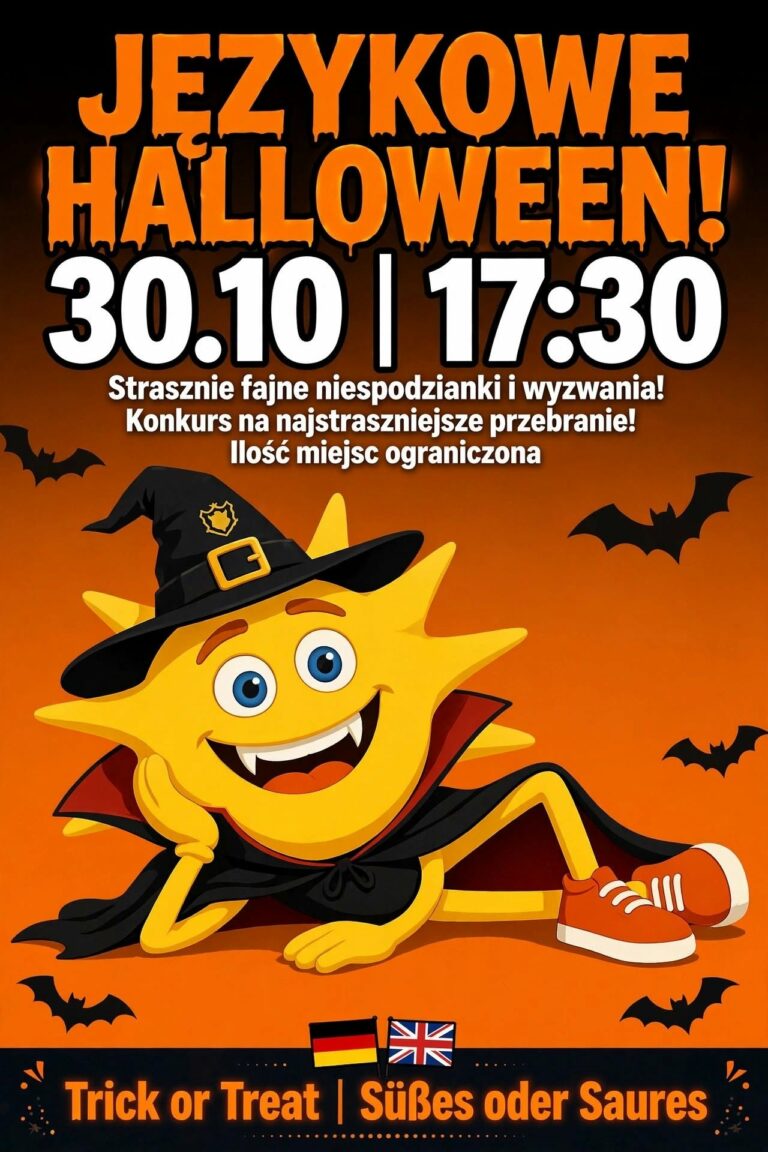 Językowe Halloween w Szkole Języków Obcych Marii Szot – 30 października, godz. 17:30